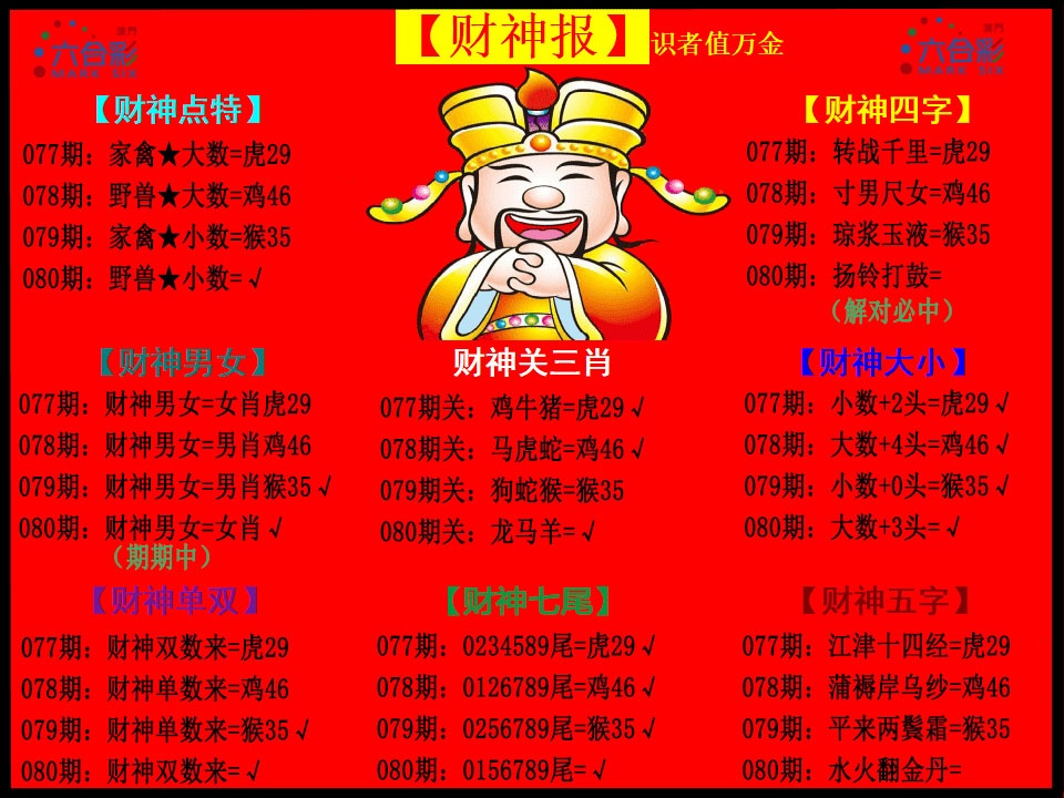 080期财神报[图]